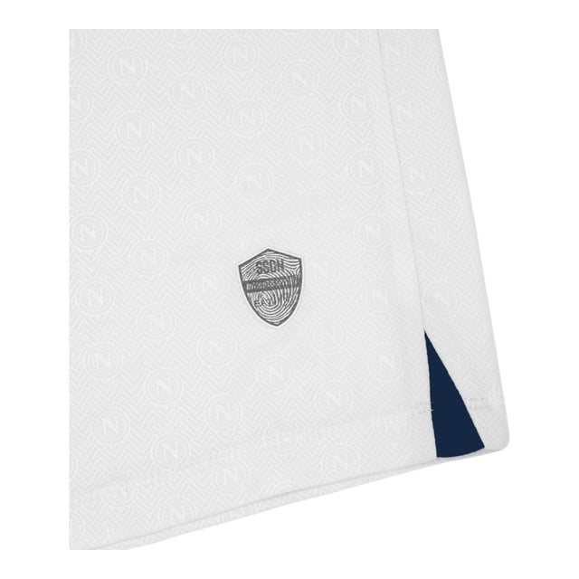 Camisa Napoli II 24/25 - Torcedor EA7 Masculina - Branca com detalhes em azul