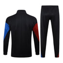 Conjunto Barcelona Treino 24/25 - Masculino Nike - Preto com detalhes em azul e vermelho