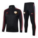 Conjunto Manchester United Treino 24/25 - Masculino Adidas - Preto