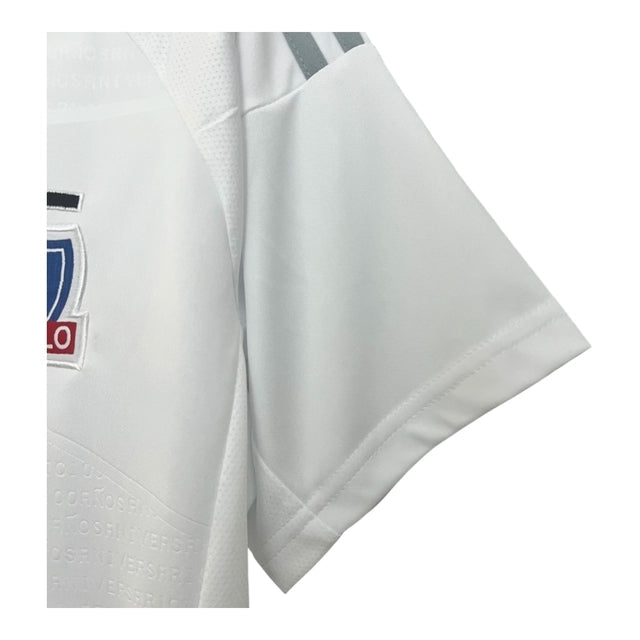 Camisa Colo Colo do Chile I 25/26 - Torcedor Adidas Masculina - Branca com detalhes em preto