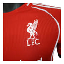 Camisa Liverpool I 24/25 - Jogador Adidas Masculina - Vermelha com detalhes em branco
