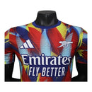 Camisa Arsenal Pré-jogo 25/26 - Jogador Adidas Masculina - Azul e vermelha e amarela