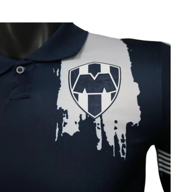 Camisa Monterrey Edição especial Mundial de Clubes I 25/26 - Jogador Puma Masculina - Azul com detalhes em branco