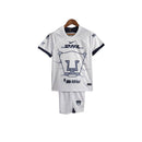 Kit Infantil Pumas do México II 23/24 - Nike - Branco com detalhes em azul