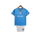 Kit Infantil Napoli I 23/24 - EA7 - Azul com detalhes em vermelho e verde