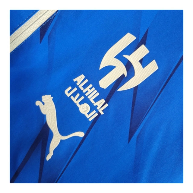 Jaqueta Corta-Vento Al-Hilal 23/24 dupla face - Masculina Puma - Azul e branca