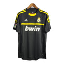 Camisa Retrô Real Madrid Goleiro 11/12 - Masculina Adidas - Preta com detalhes em amarelo