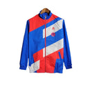 Jaqueta Corta-Vento Bayern de Munique 23/24 dupla face - Masculina Adidas - Azul com detalhes em vermelho