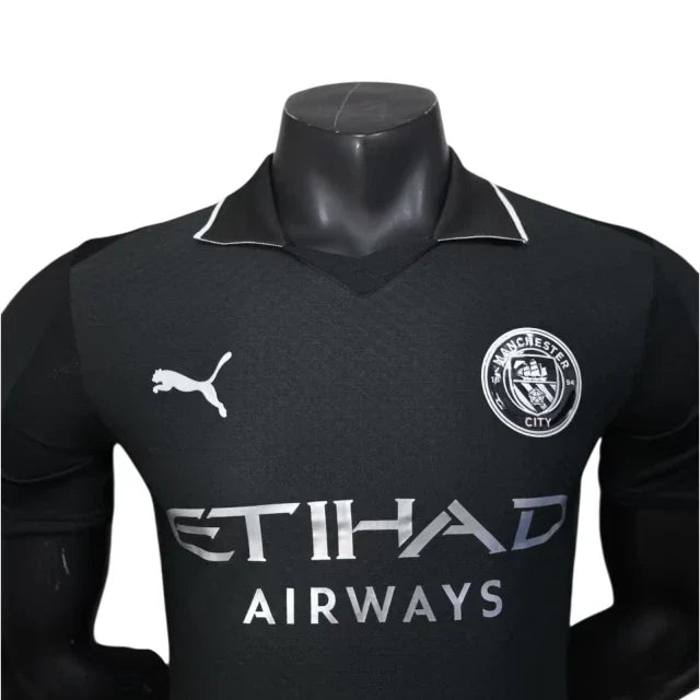 Camisa Manchester City II 25/26 - Jogador Puma Masculina - Preta
