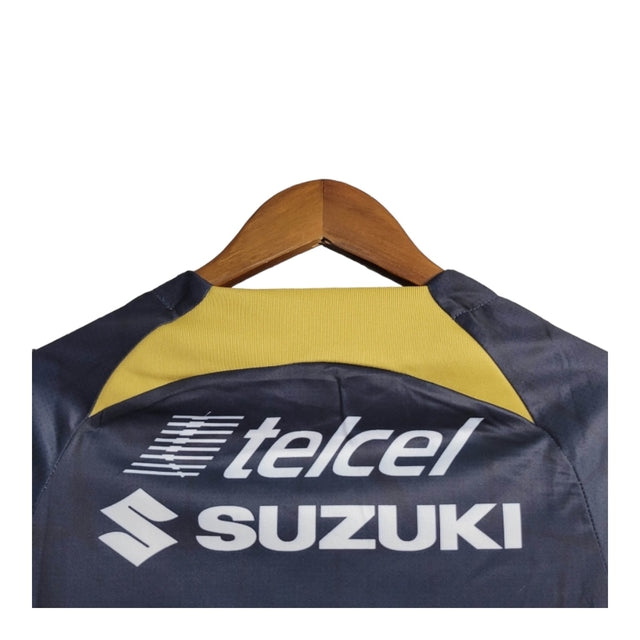 Kit Infantil Pumas do México III 23/24 - Nike - Azul com detalhes em dourado