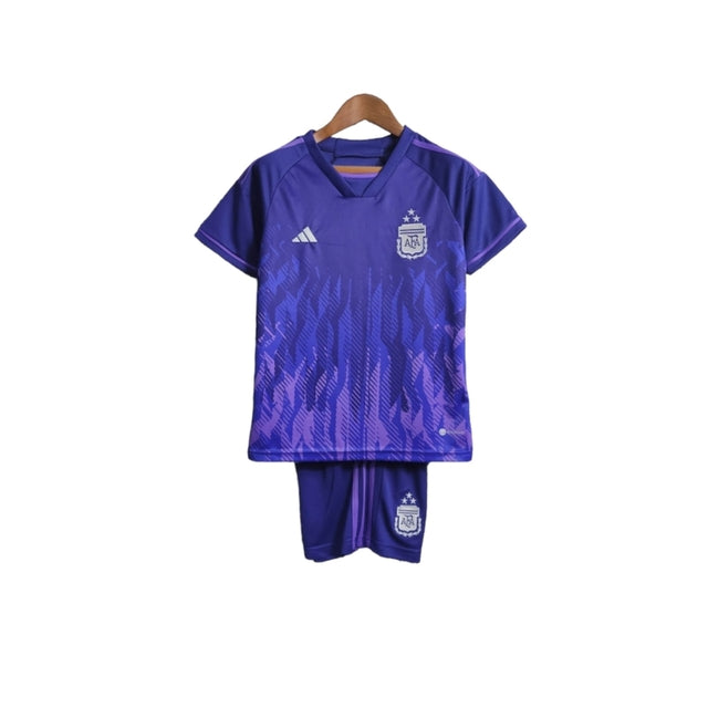 Kit Infantil Argentina II 23/24 - Adidas - Roxo
