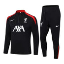 Conjunto Liverpool Treino 24/25 - Masculino Nike - Preto com detalhes em vermelho
