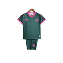 Kit Infantil Fluminense III 23/24 - Umbro - Verde com detalhes em rosa