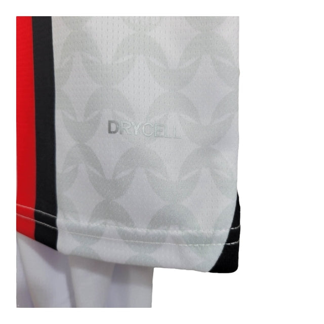 Kit Infantil AC Milan II 23/24 - Puma - Branco com detalhes em vermelho e preto