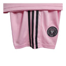 Kit Infantil Inter Miami CF I 23/24 - Adidas - Rosa com detalhes em preto