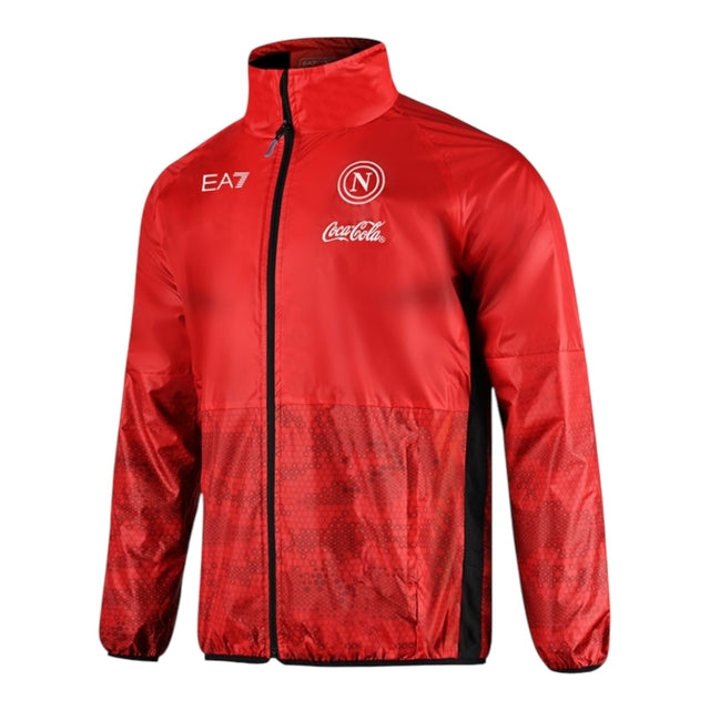 Jaqueta Corta-Vento Napoli 24/25 - Masculina EA7 - Vermelha