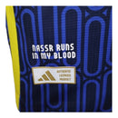 Camisa Al-Nassr II 24/25 - Jogador Adidas Masculina - Azul com detalhes em amarelo e branco