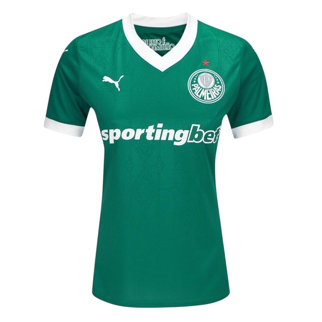 Camisa Palmeiras I 25/26 -  Puma Feminina - Verde