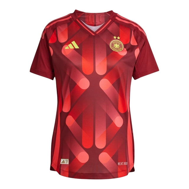 Camisa Seleção Alemanha Eurocopa II 25/26 - Adidas Feminina - Vermelha