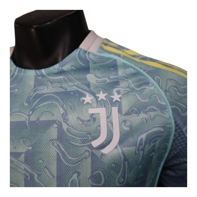 Camisa Juventus II 25/26 - Jogador Adidas Masculina - Azul com detalhes em branco e amarelo