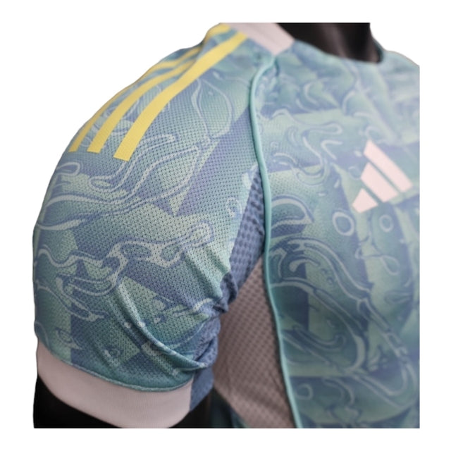 Camisa Juventus II 25/26 - Jogador Adidas Masculina - Azul com detalhes em branco e amarelo