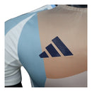 Camisa Seleção Espanha Eurocopa II 25/26 - Jogador Adidas Masculina - Branca com detalhes em rosa e azul