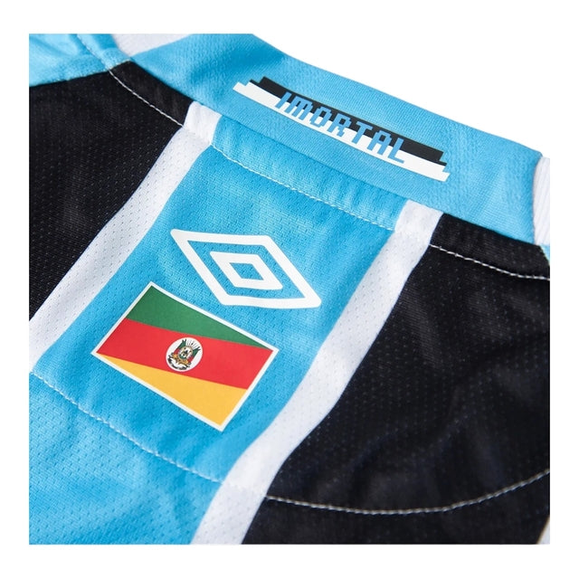 Camisa Grêmio I 25/26 - Torcedor Umbro Masculina - Azul e preta