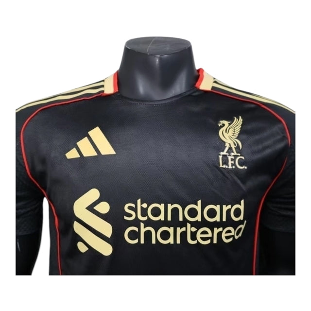 Camisa Liverpool Goleiro 25/26 - Jogador Adidas Masculina - Preta