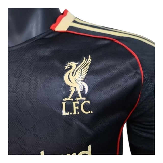 Camisa Liverpool Goleiro 25/26 - Jogador Adidas Masculina - Preta