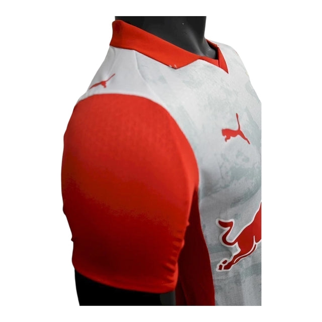 Camisa Red Bull Leipzig I 25/26 - Jogador Nike Masculina - Branca e vermelha