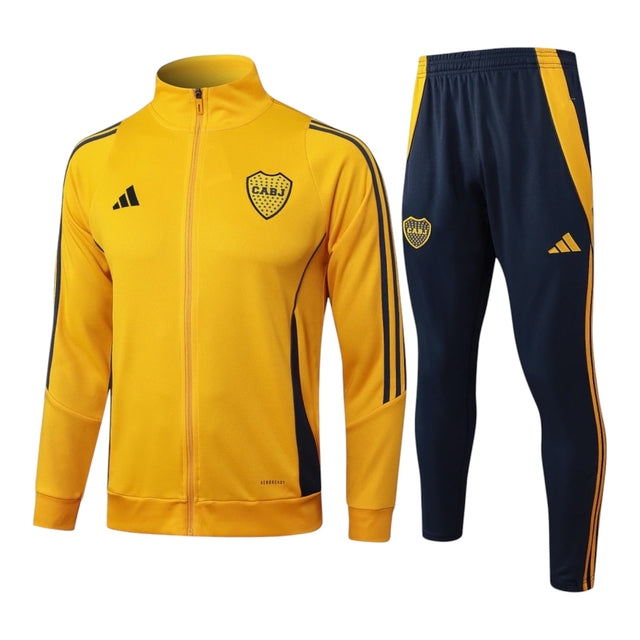 Conjunto Boca Juniors 25/26 - Masculino Adidas - Amarelo com detalhes em azul