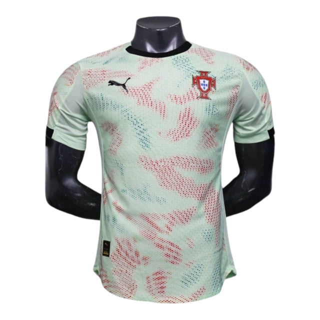 Camisa Seleção Portugal Pré-jogo 25/26 - Jogador Puma Masculina - Verde