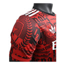 Camisa Arsenal Pré-jogo 25/26 - Jogador Adidas Masculina - Vermelha com detalhes em preto