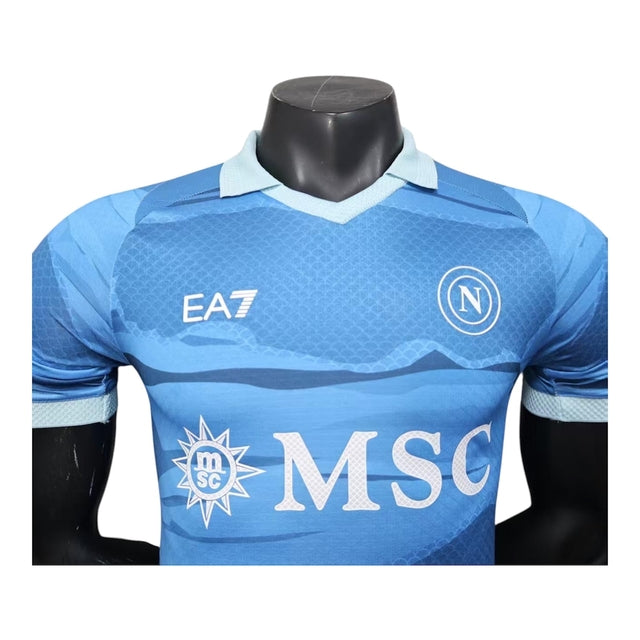 Camisa Napoli Edição especial 24/25 - Jogador EA7 Masculina - Azul