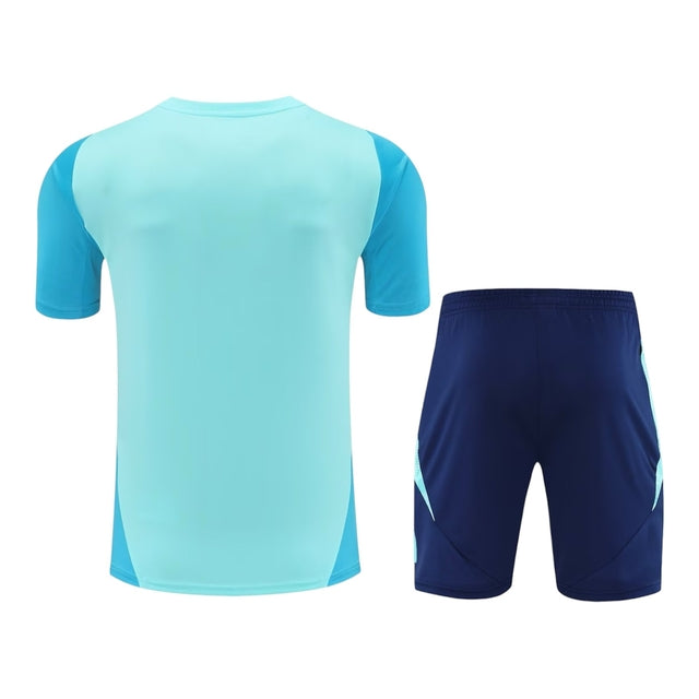 Kit Treino adulto - Camisa e Shorts - Flamengo Adidas 25/26 - Azul