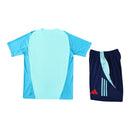 Kit Treino adulto - Camisa e Shorts - Flamengo Adidas 25/26 - Azul