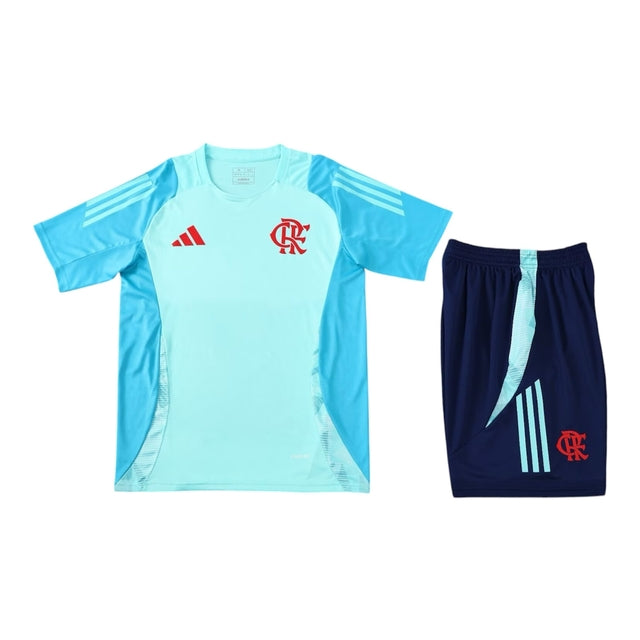 Kit Treino adulto - Camisa e Shorts - Flamengo Adidas 25/26 - Azul