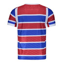 Camisa Fortaleza I 25/26 - Torcedor Volt Masculina - Azul e vermelha com listras em branco