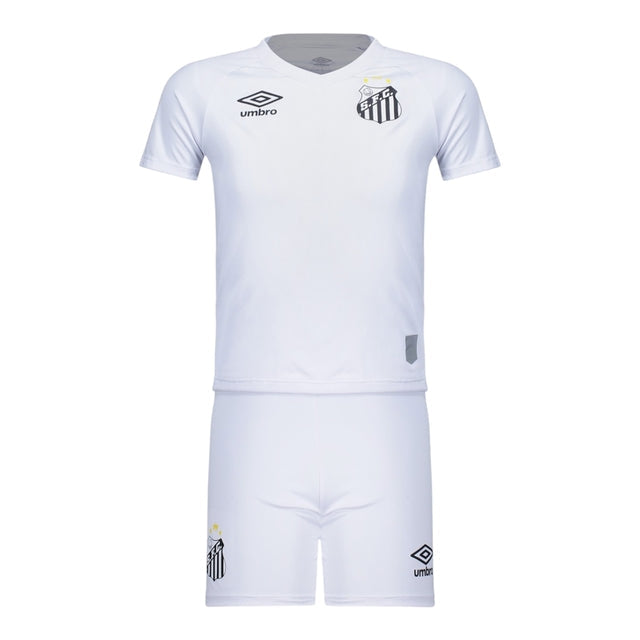 Kit Infantil Santos I 25/26 - Umbro - Branco