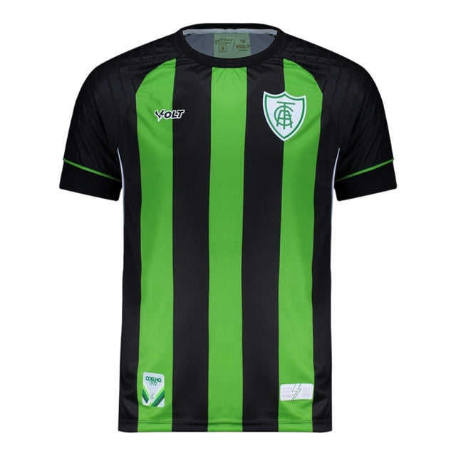 Camisa América Mineiro I 25/26 - Torcedor Volt Masculina - Verde e preta