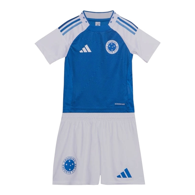 Kit Infantil Cruzeiro I 25/26 - Adidas - Azul e branco