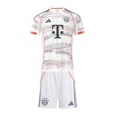 Kit Infantil Bayern de Munique II 25/26 - Adidas - Bege com detalhes em vermelho e azul