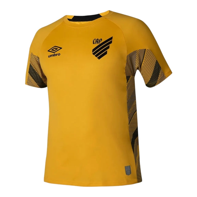 Camisa Athletico Paranaense Goleiro 25/26 - Torcedor Umbro Masculina - Amarela com detalhes em azul