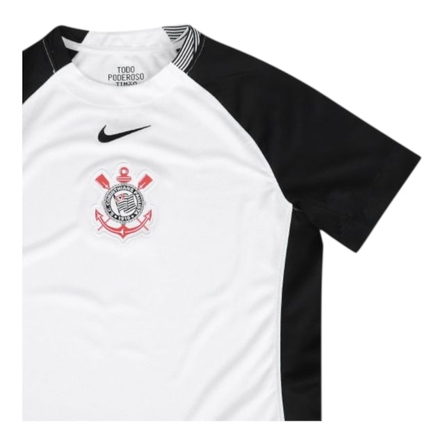 Camisa Corinthians I 25/26 -  Nike Feminina - Preta e branca
