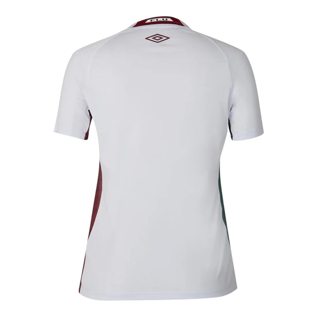 Camisa Fluminense II 25/26 -  Umbro Feminina - Branca com detalhes em verde e vermelho