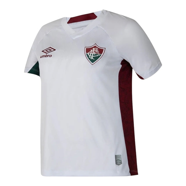 Camisa Fluminense II 25/26 -  Umbro Feminina - Branca com detalhes em verde e vermelho