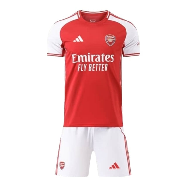 Kit Infantil Arsenal I 25/26 - Adidas - Vermelho e branco