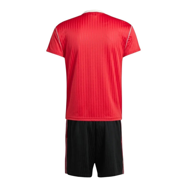 Kit Infantil Manchester United Icon 25/26 - Adidas - Vermelho e preto