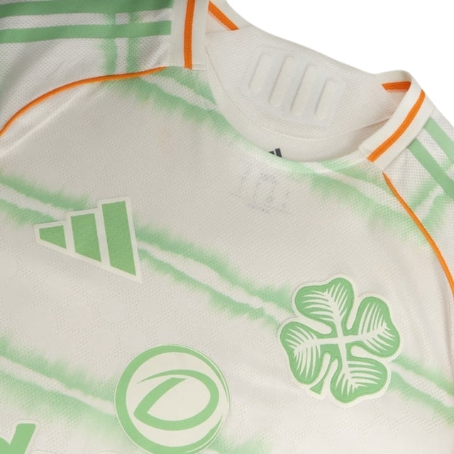 Camisa Celtic III 25/26 - Torcedor Adidas Masculina - Branca e verde