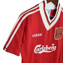Camisa Retrô Liverpool 1996/1997 - Masculina Adidas - Vermelha e branca